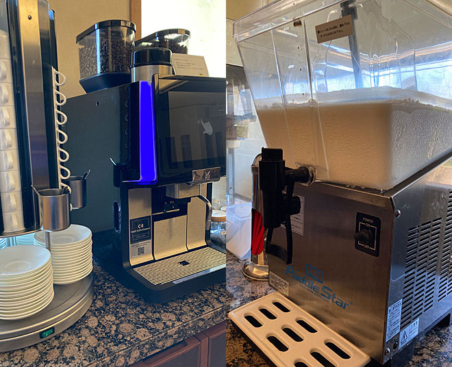 フリードリンクコーナー/コーヒー/ヤスダヨーグルト/ソフローズン/紅茶